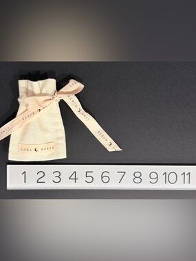 Luna Norte Designer Drawstring Jewelry Dust Bag Pouch